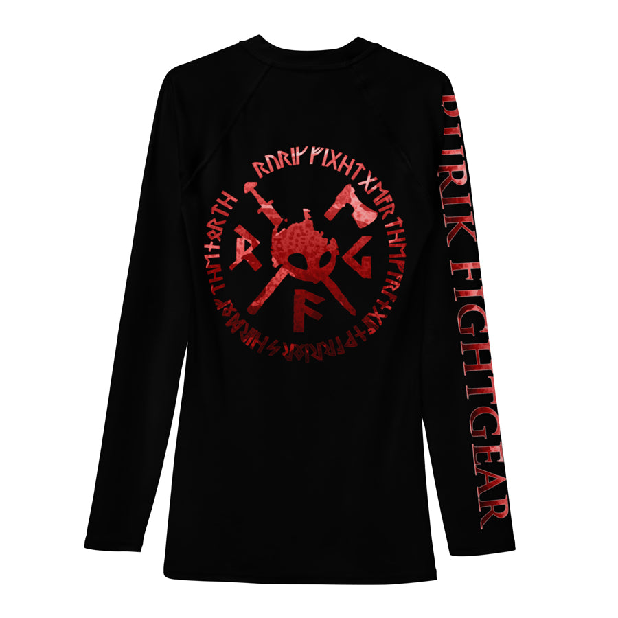 Rurik FG Rashguard "Ruby" Musta Pitkähihainen