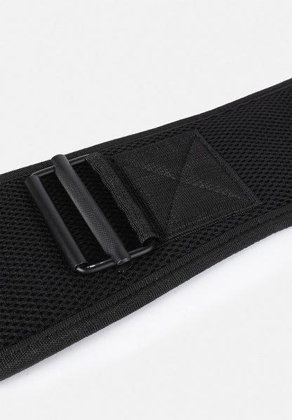Gorilla Wear 6 inch Padded Mesh Lifting Belt - Musta
