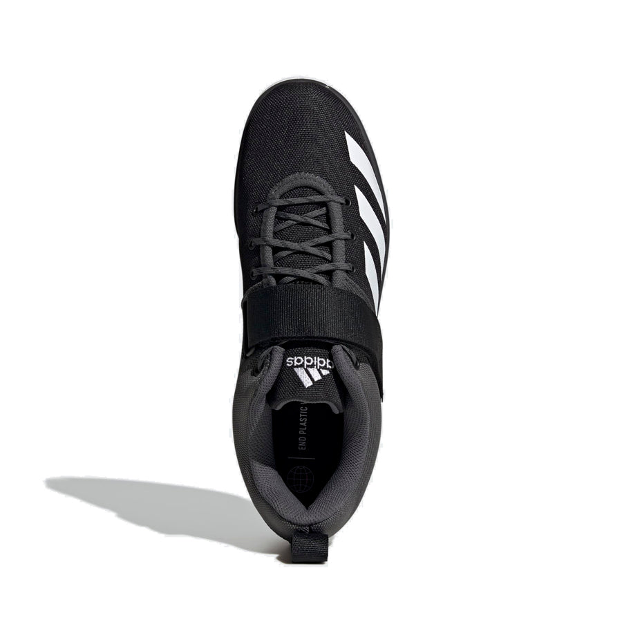 Adidas Powerlift 4 painonnostokengät Musta/Harmaa kuvattu päältä