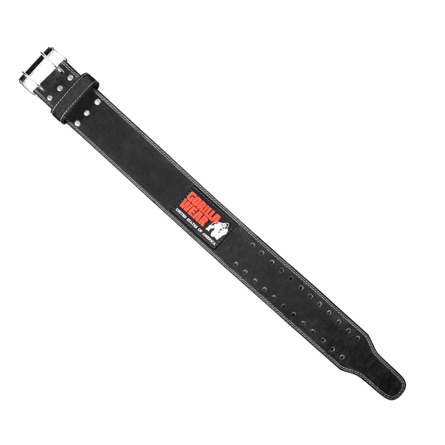 Gorilla Wear 4-inch Leather Lifting Belt MUSTA