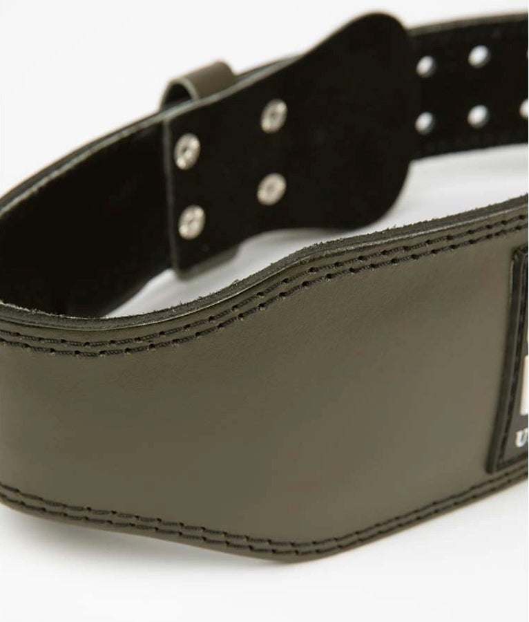 Gorilla Wear 4-inch Padded Leather Belt Army Green (Matta Vihreä)