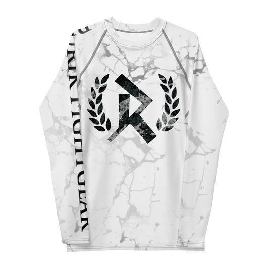 Rurik fg no gi rash guard pitkähihainen paita long sleeve nogi otteluun ja harjoituksiin bjj. Kuvassa rashguard edestä
