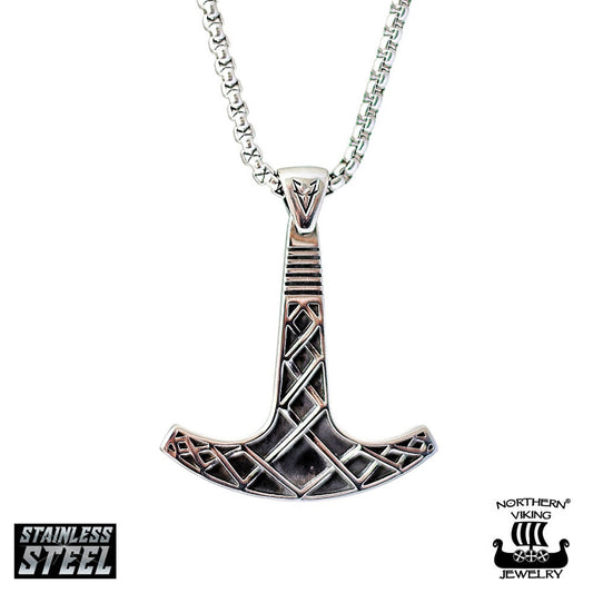Northern Viking Jewelry® "Ukonvasara Riipus By Johan Thorolf"