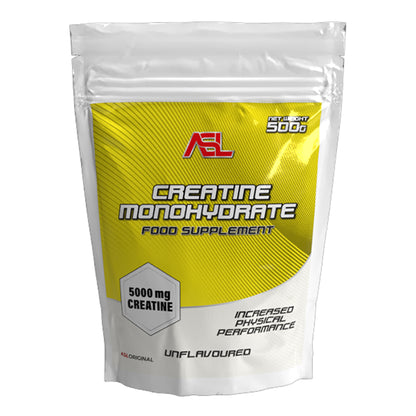 All Sports Labs CREATINE MONOHYDRATE  Ravintolisä. Tehokas ja puhdas kreatiinimonohydraatti, joka tukee lihasvoimaa, kestävyyttä ja palautumista. Kuvassa pakkaus. pt-combat.fi