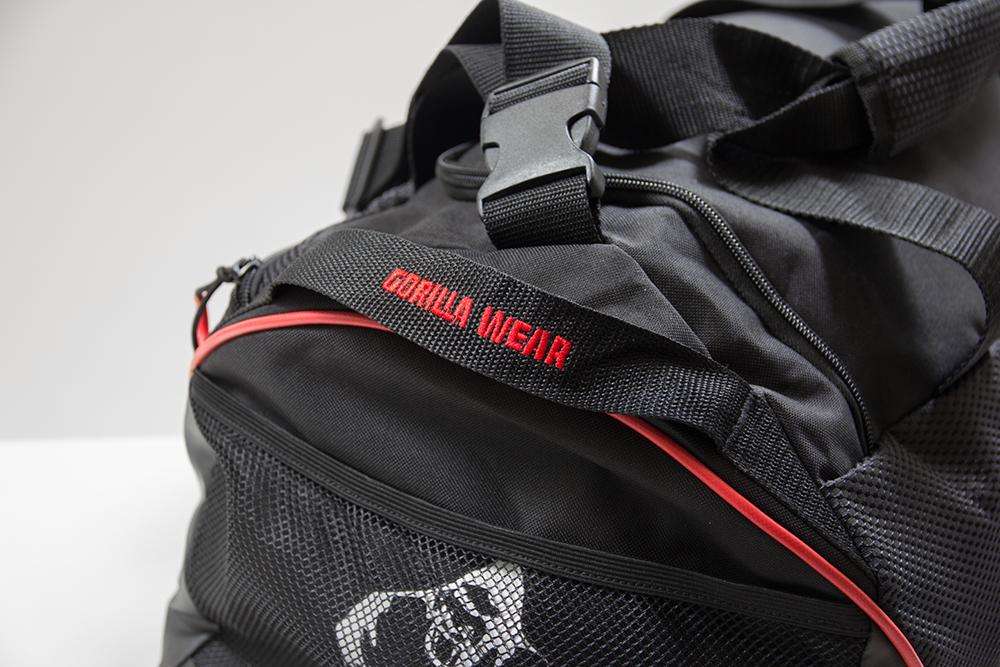 GORILLA WEAR JEROME SALIKASSI - MUSTA/PUNAINEN