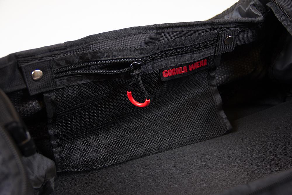 GORILLA WEAR JEROME SALIKASSI - MUSTA/PUNAINEN