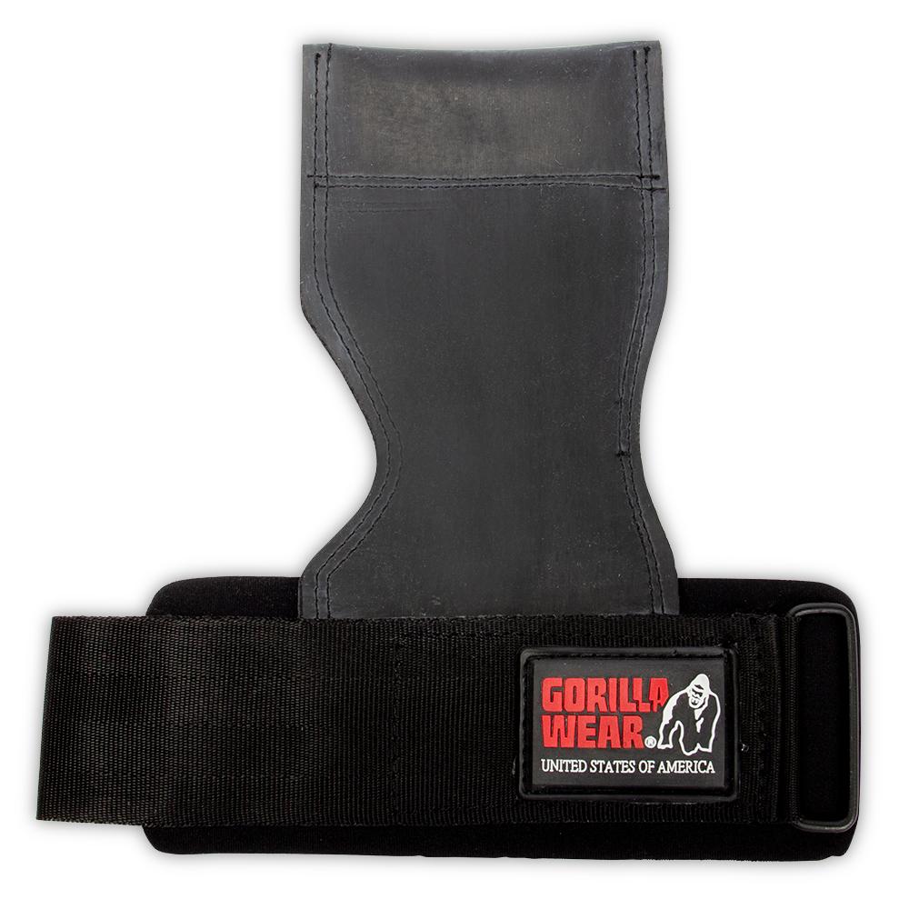 GORILLA WEAR Lifting Grips PUNAINEN