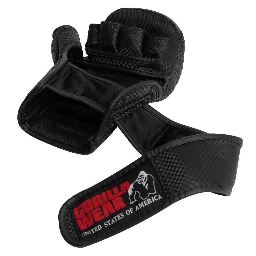 GORILLA WEAR ELY MMA Hanskat - MUSTA