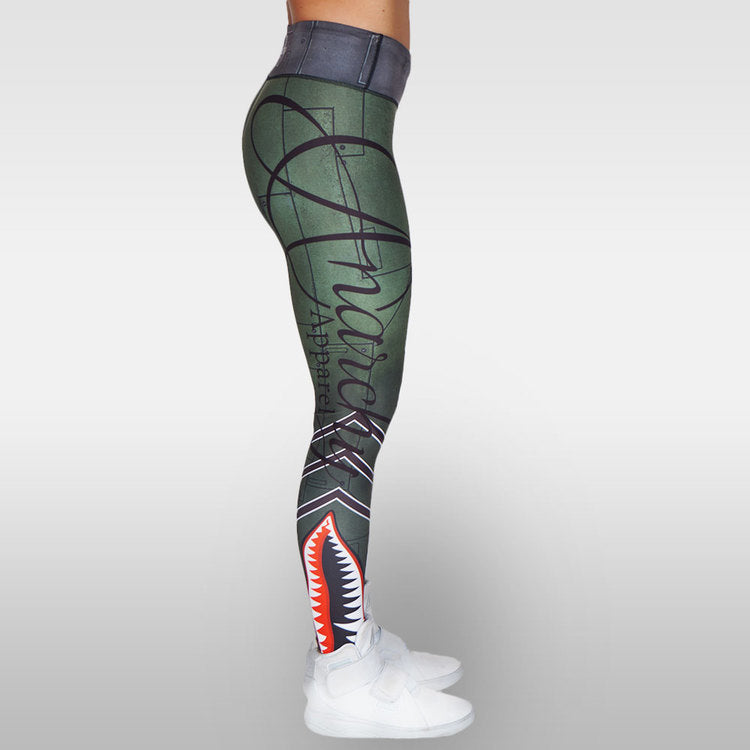 Anarchy Apparel - Bomber Compression Leggings