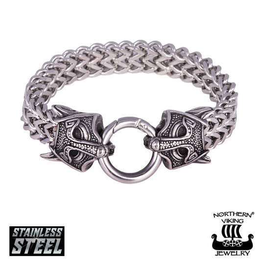 Rannekoru Northern Viking Jewelry "Guardian Wolf"