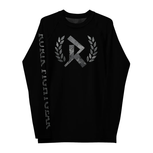 Rurik FG  Rashguard "Urban Camo" Musta Pitkähihainen nogi bjj 