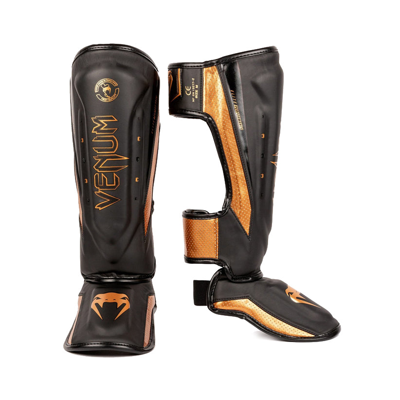 VENUM ELITE Evo Säärisuojat - Musta-Kulta