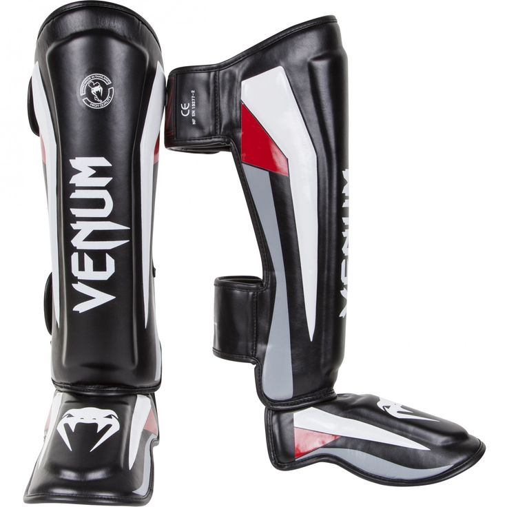 VENUM ELITE Standup Säärisuojat - Puna-Musta-Valkoinen