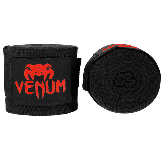 VENUM MMA/ Nyrkkeily käsisiteet 4m - Musta -Punainen