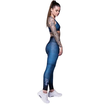 Anarchy Apparel - Aqua Stripe Urheilutoppi